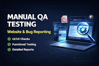 do expert manual QA testing and find bugs in your website