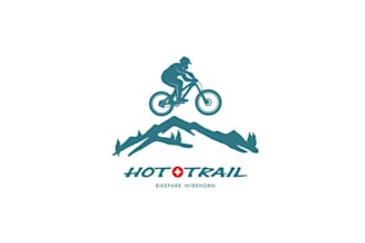 design top quality logo for hot trail bike park wiriehorn