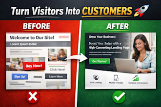 design high converting landing page that boosts sales