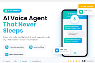 ai voice agent, receptionist, or sales caller using vapi ai