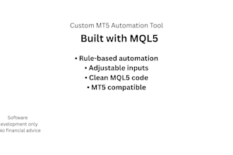 develop a custom mt5 automation tool using mql5