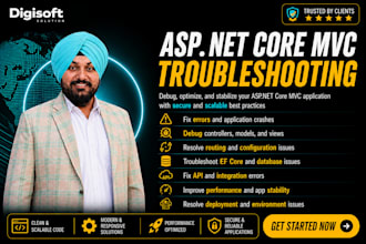 develop and fix asp dot net mvc web app