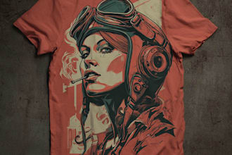 make groovy hippie vintage retro design for t shirt design