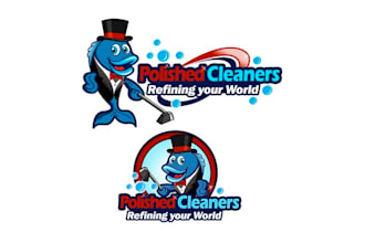 do a simple yet bold carpet cleaning logo for your business