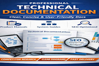 write clear user manuals and technical documentation for engineering projects