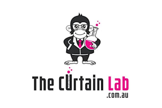 do super energetic labrotary lab logo for a hip fun company