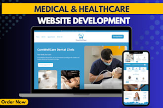 design medical, healthcare, spa, clinic, dental, hospital, home care websites
