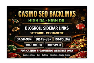 boost rankings with high da DR blogroll sidebar backlinks