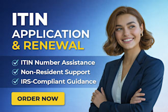 help you apply, renew, or replace itin number for non resident individuals
