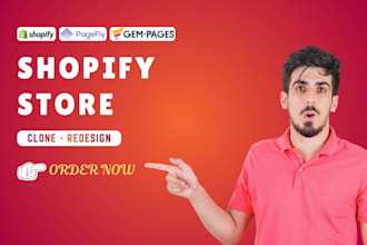 build shopify store design, shopify dropshipping store, shopify website