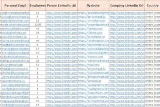 do b2b lead generation, linkedin lead generation and email list building