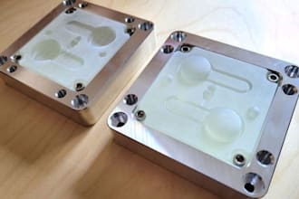create mold design with plastic injection simulation