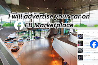 generate cars listings on fb for seller