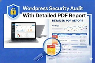 perform a wordpress security audit with detailed PDF report