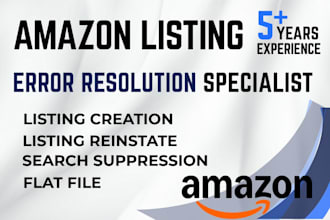 resolve amazon listing errors amazon listing suppression listing compliance