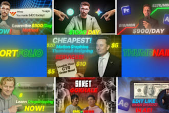 design viral high CTR youtube thumbnails