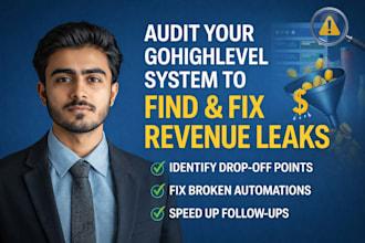 audit your gohighlevel system to find and fix revenue leaks