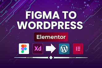 figma to wordpress corporate website elementor pro