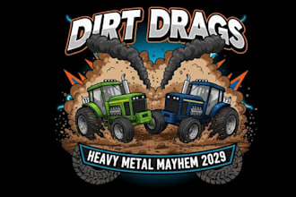 do car racing logo for tshirt design