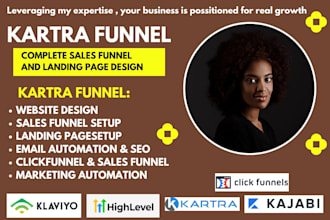 kartra funnel kartra sales funnel kajabi website landing page course website ghl