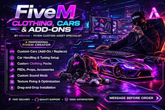 create custom eup clothing and car liveries for fivem