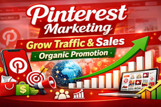 do pinterest marketing, pin design, SEO and traffic growth