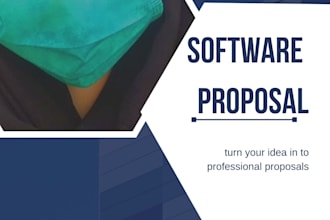 create professional software proposal
