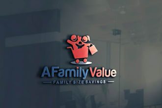 food, restaurant, retail or grocery business logo design