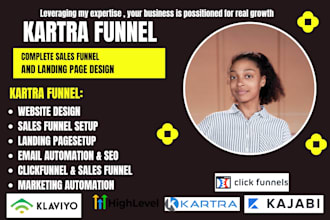 kartra website kartra sales funnel landing page kajabi website clickfunnel cours