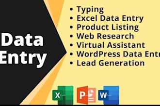 do fast and accurate data entry work