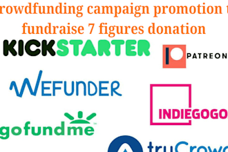 do gofundme crowdfunding campaign promotion to fundraise 7 figures donation