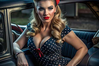 make a sexy pin up girl