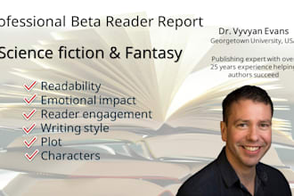 beta read your work of science fiction and fantasy