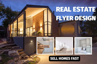 design professional real estate flyers for property marketing