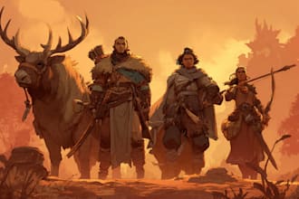 create amazing dnd character commission art