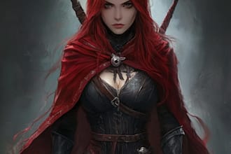 do a unique fantasy game character art