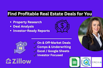 do real estate property search and acquisitions for real estate deals