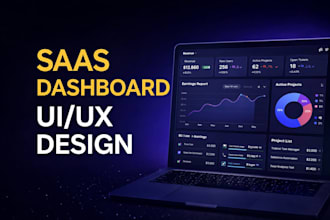 design modern saas dashboard UI UX in figma for startups