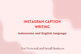 write engaging instagram captions in indonesian