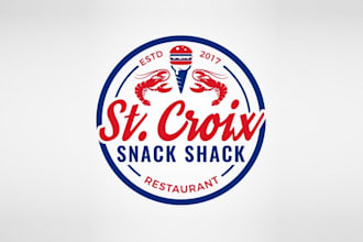 design premium maine snack shack logo