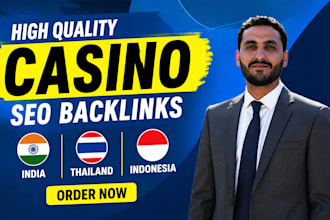 provide igaming SEO backlinks from india thailand indonesia