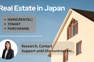 provide finding your home or business base in japan