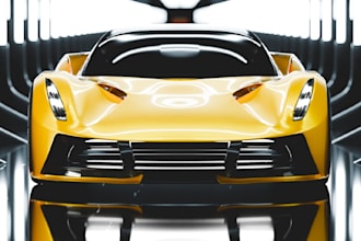do 3d car modelling, animation and rendering