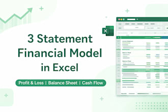build a professional 3 statement financial model in excel