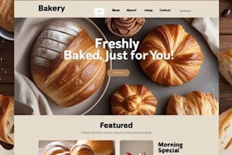 design a catering website for your company