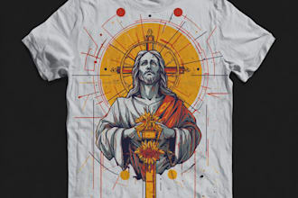 design custom christian religious jesus t shirt designs