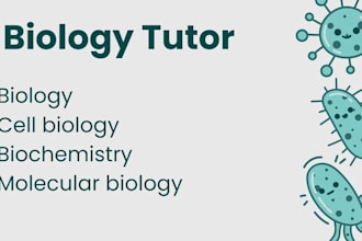 be your biology tutor