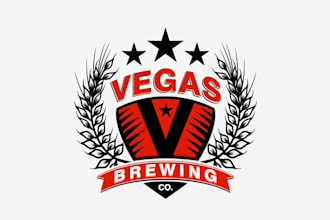 design amazing wonderful logo for vegas brewing company
