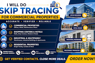 do skip tracing for commercial properties