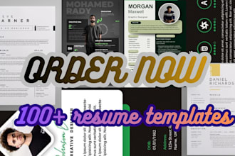 write and design an ats resume, cover letter and CV